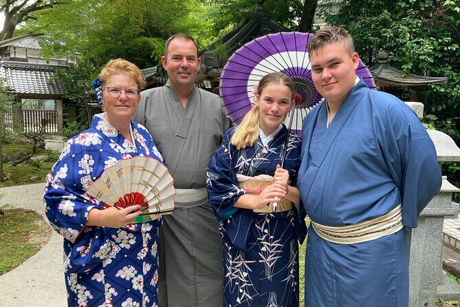 Cultural Activities :Kimono, tea ceremony, Calligraphy and Amulet - Wearing a Kimono and Apron: how to make the photos actually memorable