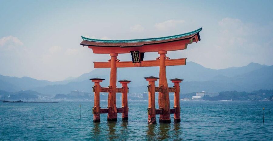 Hiroshima: Miyajima Peace Memorial Icons of Peace and Beauty - The Cenotaph, cranes, and the Flame of Peace