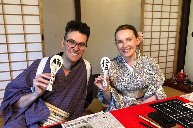 Kimono and Calligraphy Experience in Miyajima - The take-home good-luck scoop: why writing on wood feels special
